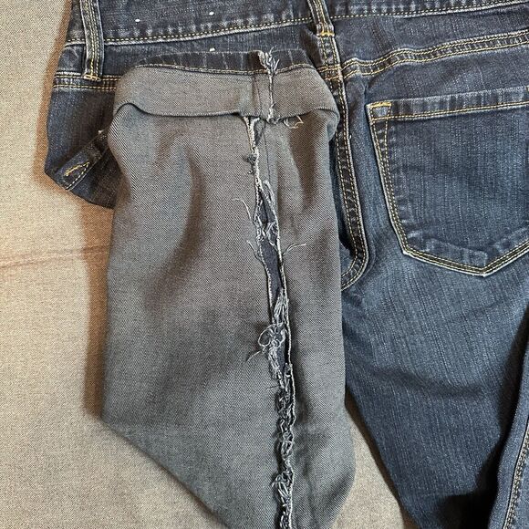 Ann Taylor Loft Jeans Womens 4 Blue Low-Rise Professionally Hemmed 30x30” - Picture 4 of 4